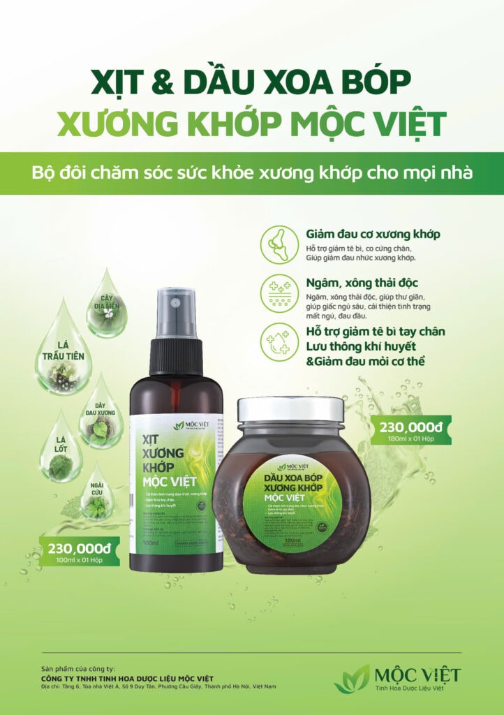 Xịt Xương Khớp Thảo Mộc